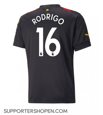 Manchester City Rodri Hernandez #16 Borta Matchtröja 2022-23 Kortärmad